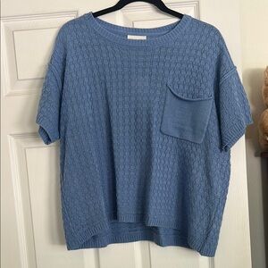 Heyson Blue Knit Women's Top